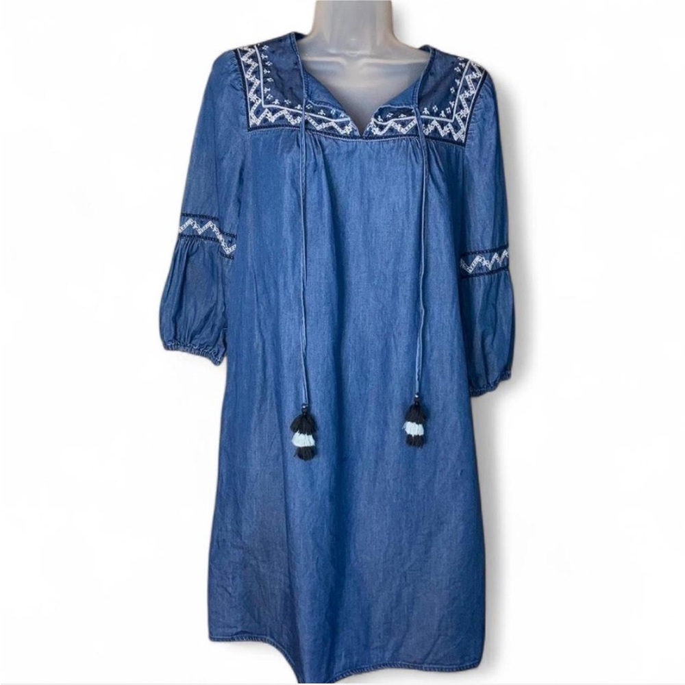 Westport Shift Tunic Dress 100% Cotton 10P